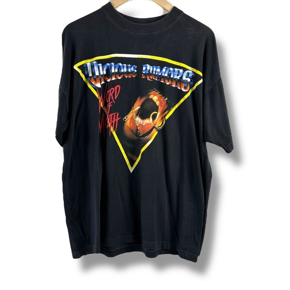 Vicious Rumors Size XL Tee Shirt Word Of Mouth No Fate World Tour 1995 Metal